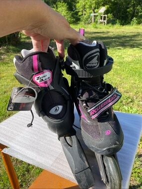 Zetrablade Rollerblade Women's Size W7 Fitness Inline Skate in Black and Pink